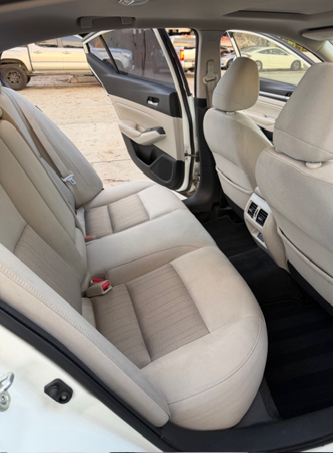 Nissan backseat clean after interior detail